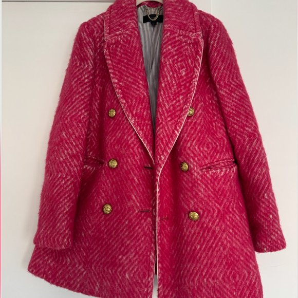 J. Crew Pink Pea Coat - Picture 5 of 10